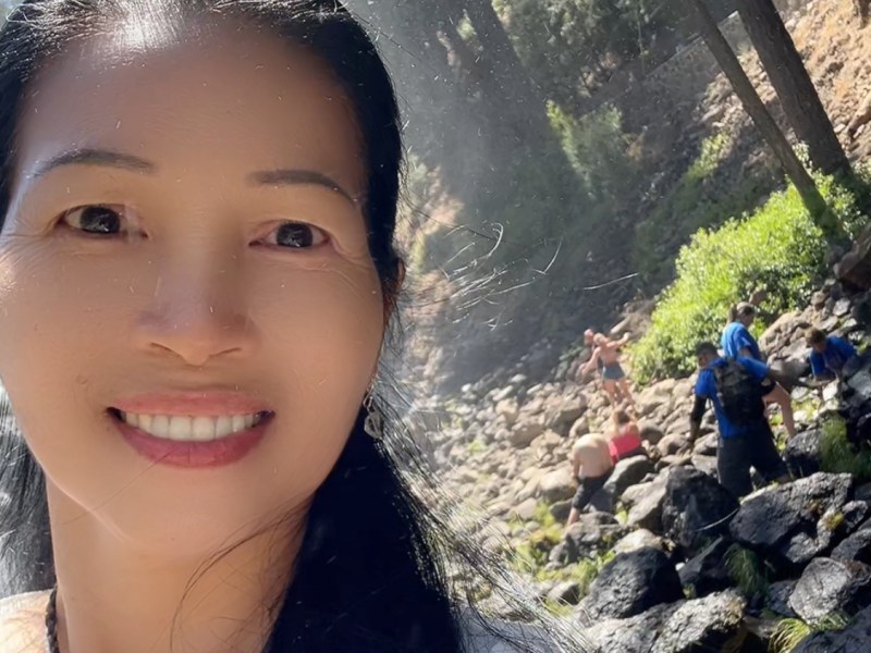 伯尼瀑布，彩虹之歌（四）【雪士达山疗愈之旅 23】——每一颗跃动的水珠里都藏着我们前世在列姆利亚神殿共修的密语