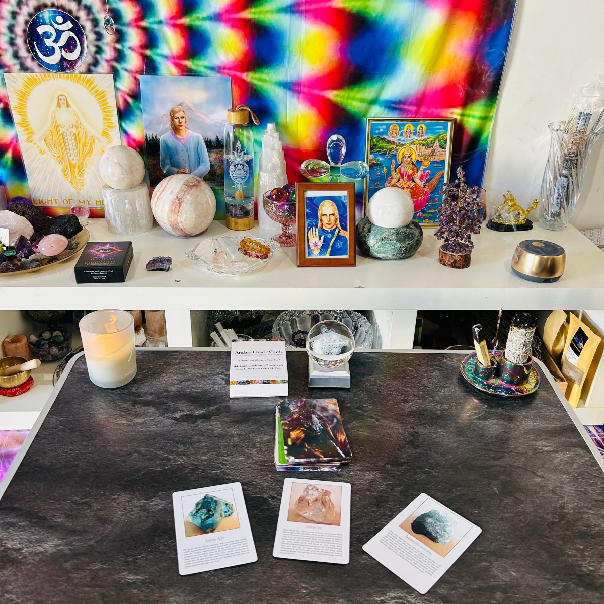 安达拉水晶神谕卡，占卜与DNA激活的强大工具——这不仅仅是一副神谕卡，它是一个用于觉醒、回忆和转变的多维工具